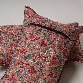 Sanganeri hand block print pillow cover (set of 2) 13
