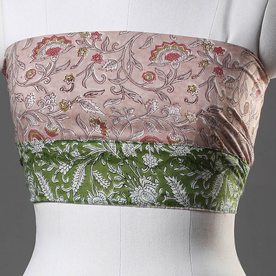 Block Printed Blouse Piece
