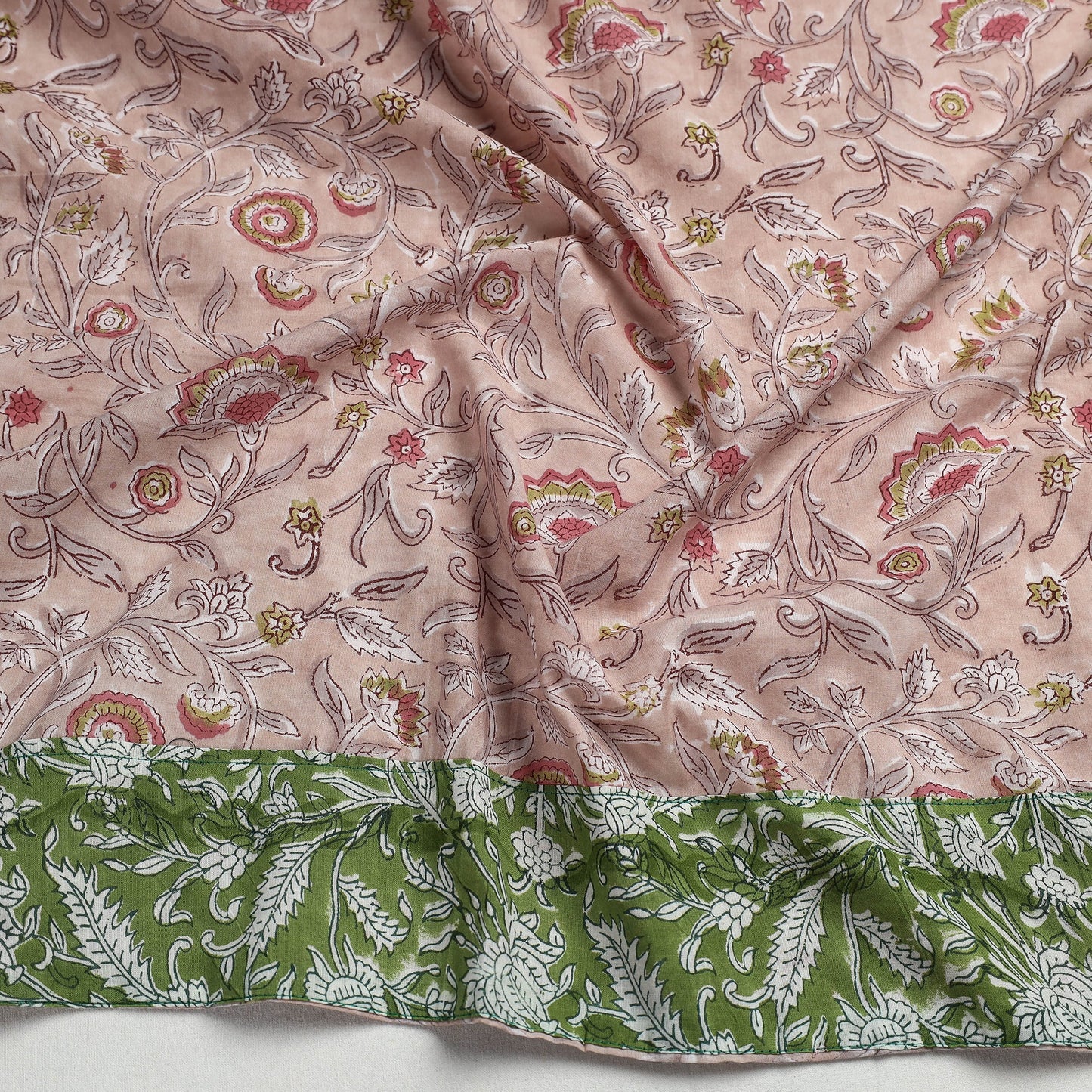 Block Printed Blouse Piece
