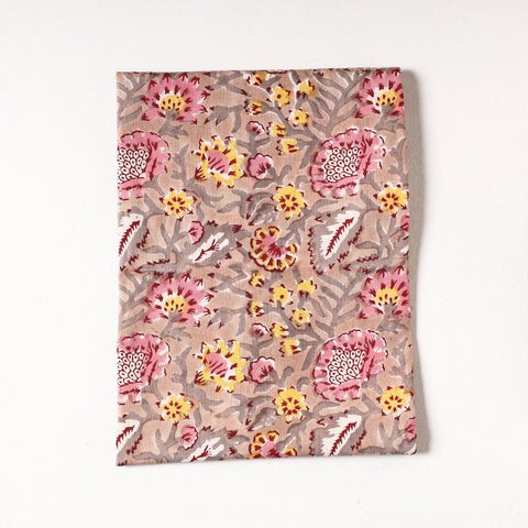  Sanganeri Block Printed Cotton Precut Fabric 