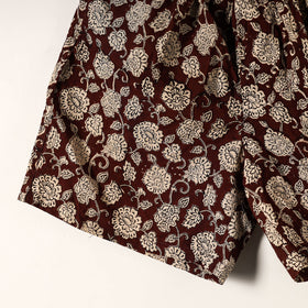 Sanganeri Block Printed Cotton Unisex Boxer/Shorts 