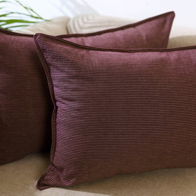 Buy Set of 2 Jhiri Handloom Cotton Pillow Covers