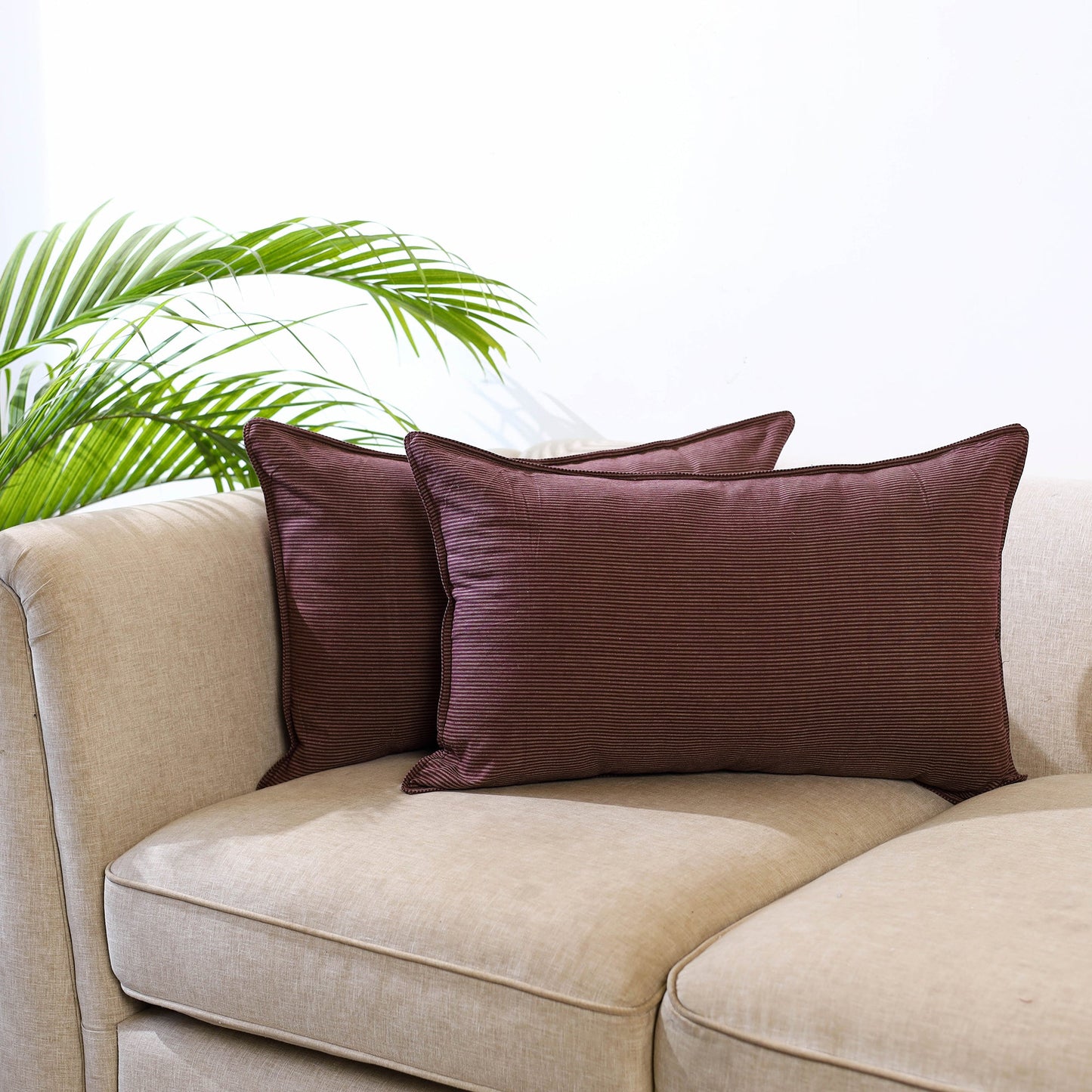 Buy Set of 2 Jhiri Handloom Cotton Pillow Covers