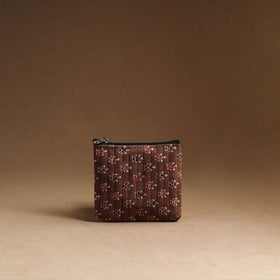 Brown - set of 3 - handmade cotton utility pouches 33