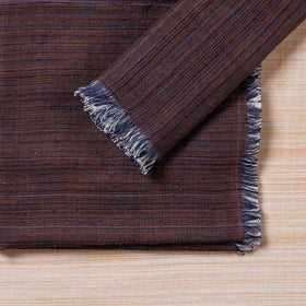  Brown Handspun Handwoven Double Side Pure Cotton Table Napkins