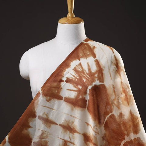  Shibori Tie-Dye Chanderi Silk Handloom Fabric 
