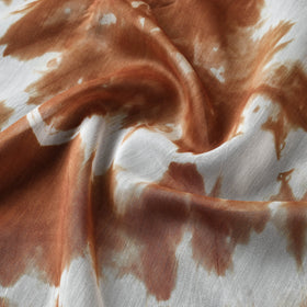 Shibori Tie-Dye Chanderi Silk Handloom Fabric 