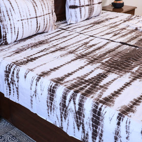  Tie & Dye Cotton Double Shibori Bed Sheet Set