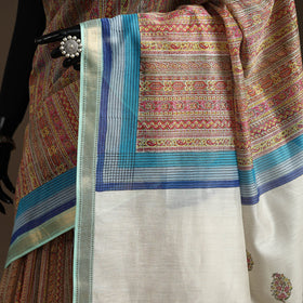 Brown - signature chanderi silk sanganari saree