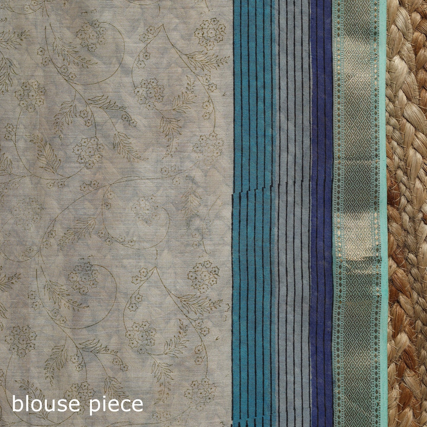 Brown - signature chanderi silk sanganari saree