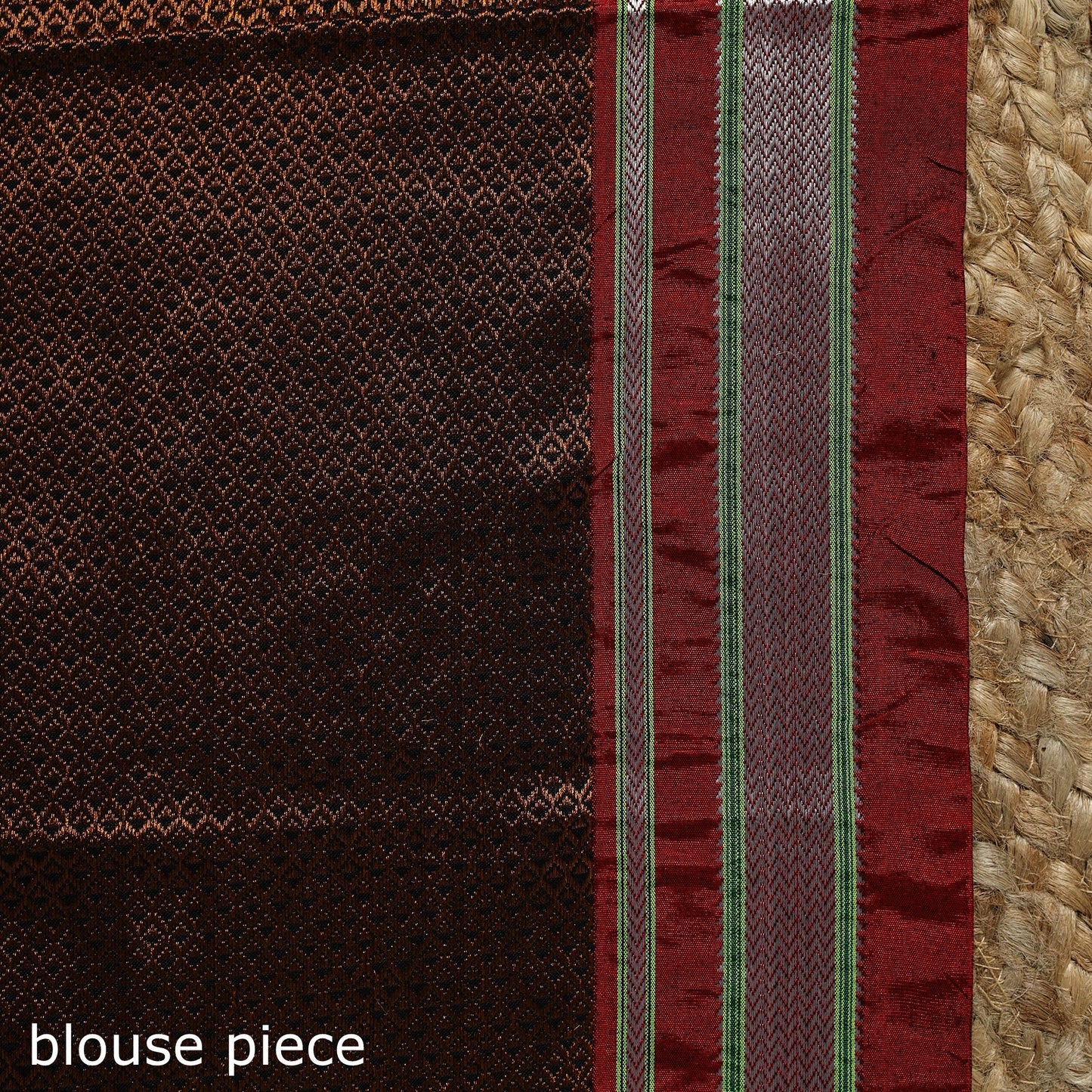 Silk cotton khun saree with ilkal pallu chikki paras border