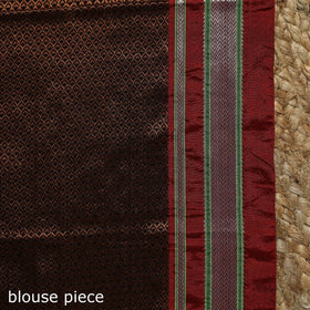 Silk cotton khun saree with ilkal pallu chikki paras border