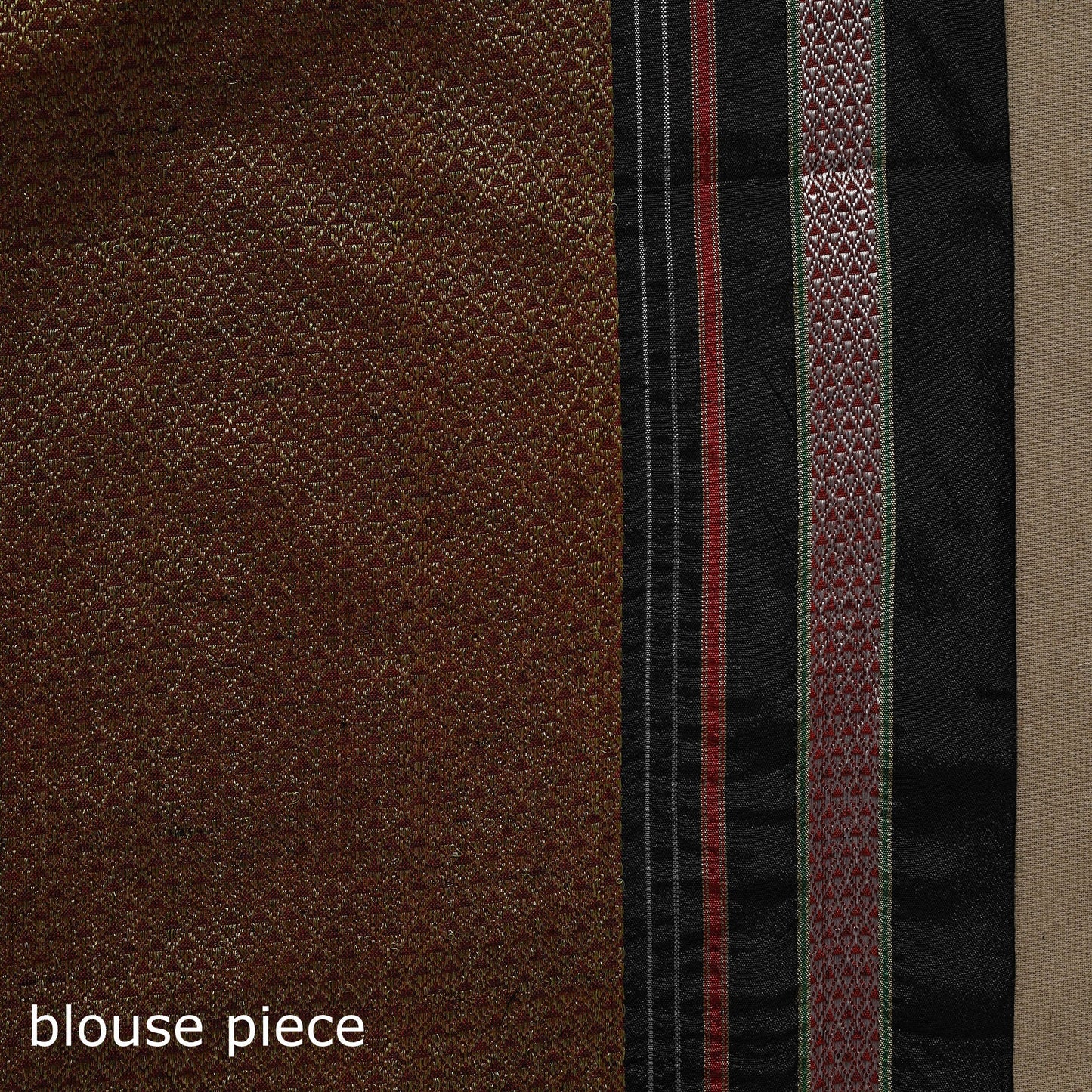Silk cotton khun saree with ilkal pallu chikki paras border