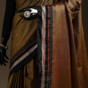 Silk cotton khun saree with ilkal pallu chikki paras border