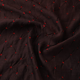 Silk tie-dye bandhani fabric with zari border 19