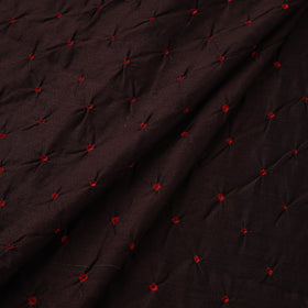 Silk tie-dye bandhani fabric with zari border 19