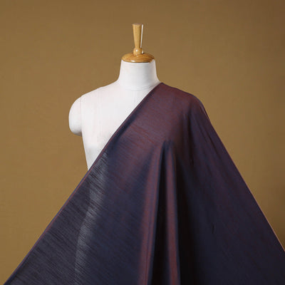 Purple - slub silk plain fabric 10 - handcrafted