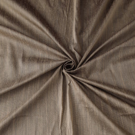 Brown - slub silk plain fabric 15 - handcrafted
