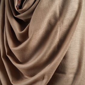 Brown - sozni hand embroidery merino wool handwoven