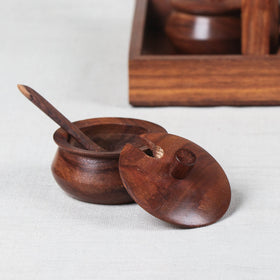 Brown Spice Hanging Set - Handcrafted with Sheesham Wood