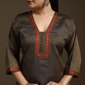 Straight cotton dharwad kurta 08 - handcrafted