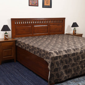 Tagai work hand bagru double bed sheet (108 x 90 in) 02