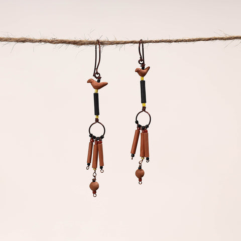 Buy Terracotta Clay Handmade Earrings Online at iTokri.com