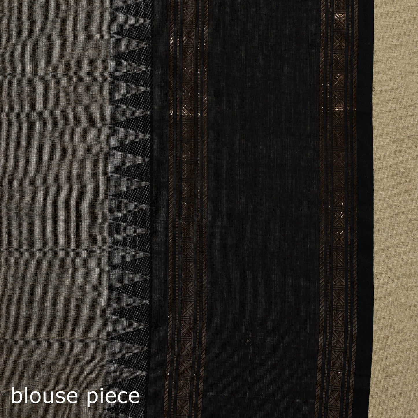 Thread buti cotton kanchipuram saree with border 16