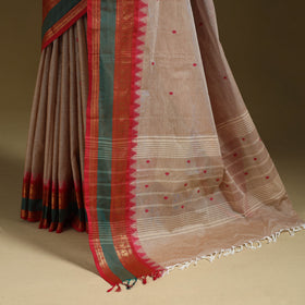 Thread buti cotton kanchipuram saree with border 17