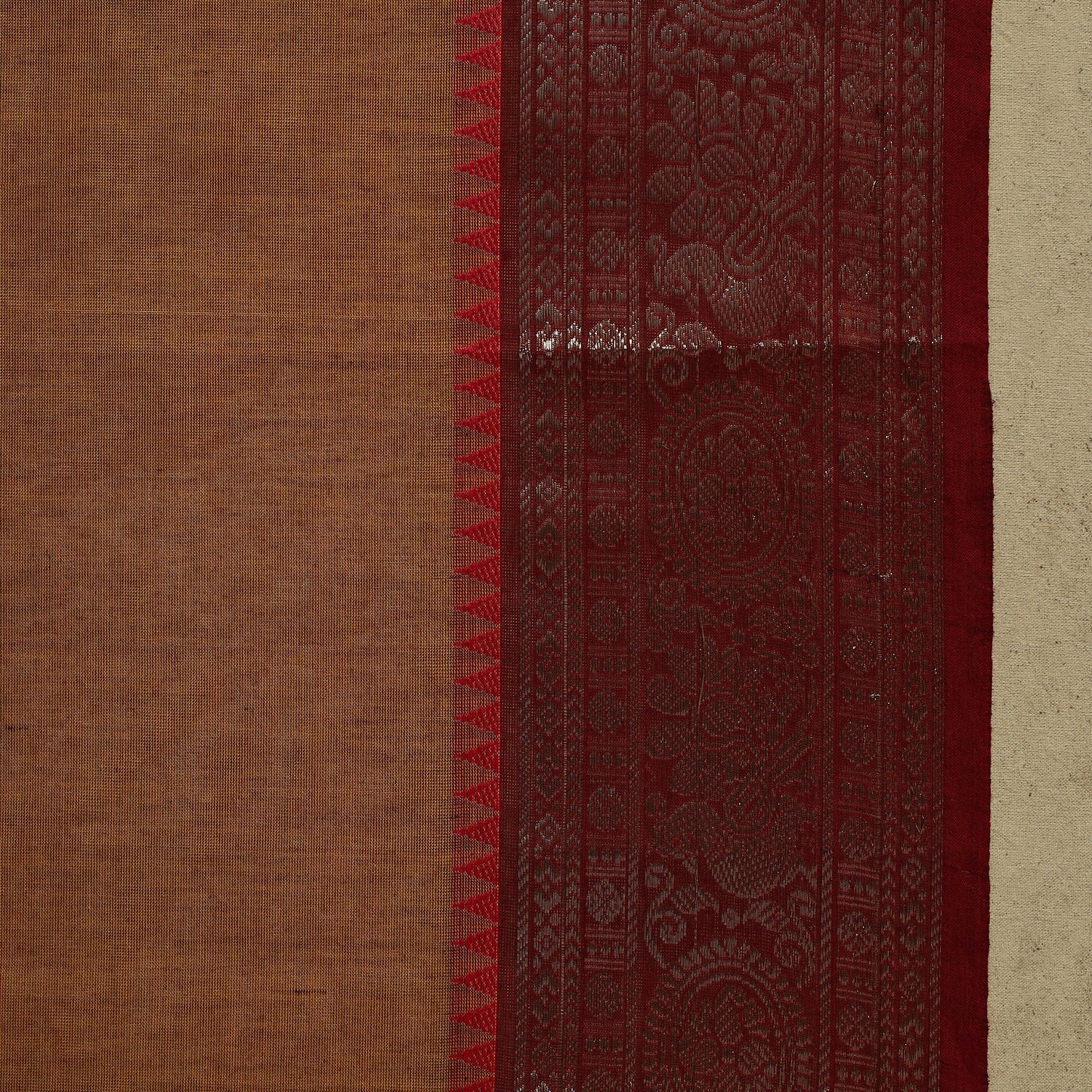 Thread buti cotton kanchipuram saree with border 18