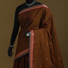 Thread buti cotton kanchipuram saree with border 21