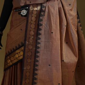 Thread buti cotton kanchipuram saree with border 26