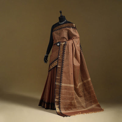 Thread buti cotton kanchipuram saree with border 26