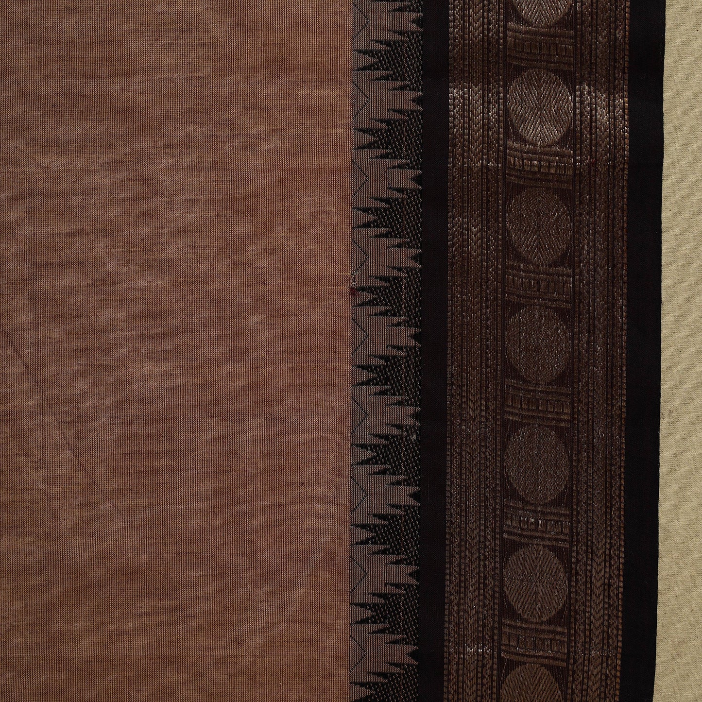 Thread buti cotton kanchipuram saree with border 26