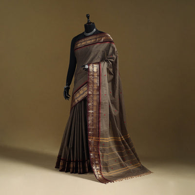 Thread buti cotton kanchipuram saree with border 43