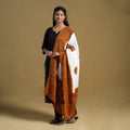 Brown Tie-Dye Cotton Kutch Bandhani Dupatta