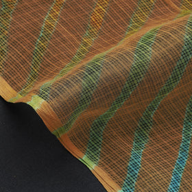 Brown - leheriya tie-dye kota doria cotton fabric 63