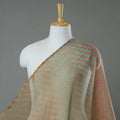 Brown - leheriya tie-dye kota doria cotton fabric 63