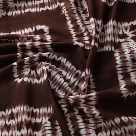  Brown Tie & Dye Pure Cotton Shibori Fabric 