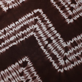  Brown Tie & Dye Pure Cotton Shibori Fabric 