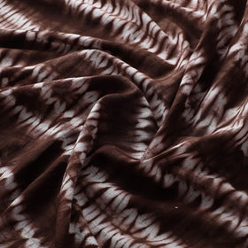  Brown Tie & Dye Pure Cotton Shibori Fabric 