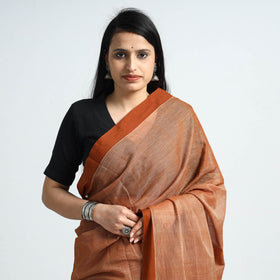  Traditional Challapalli Plain Handloom Cotton Saree 