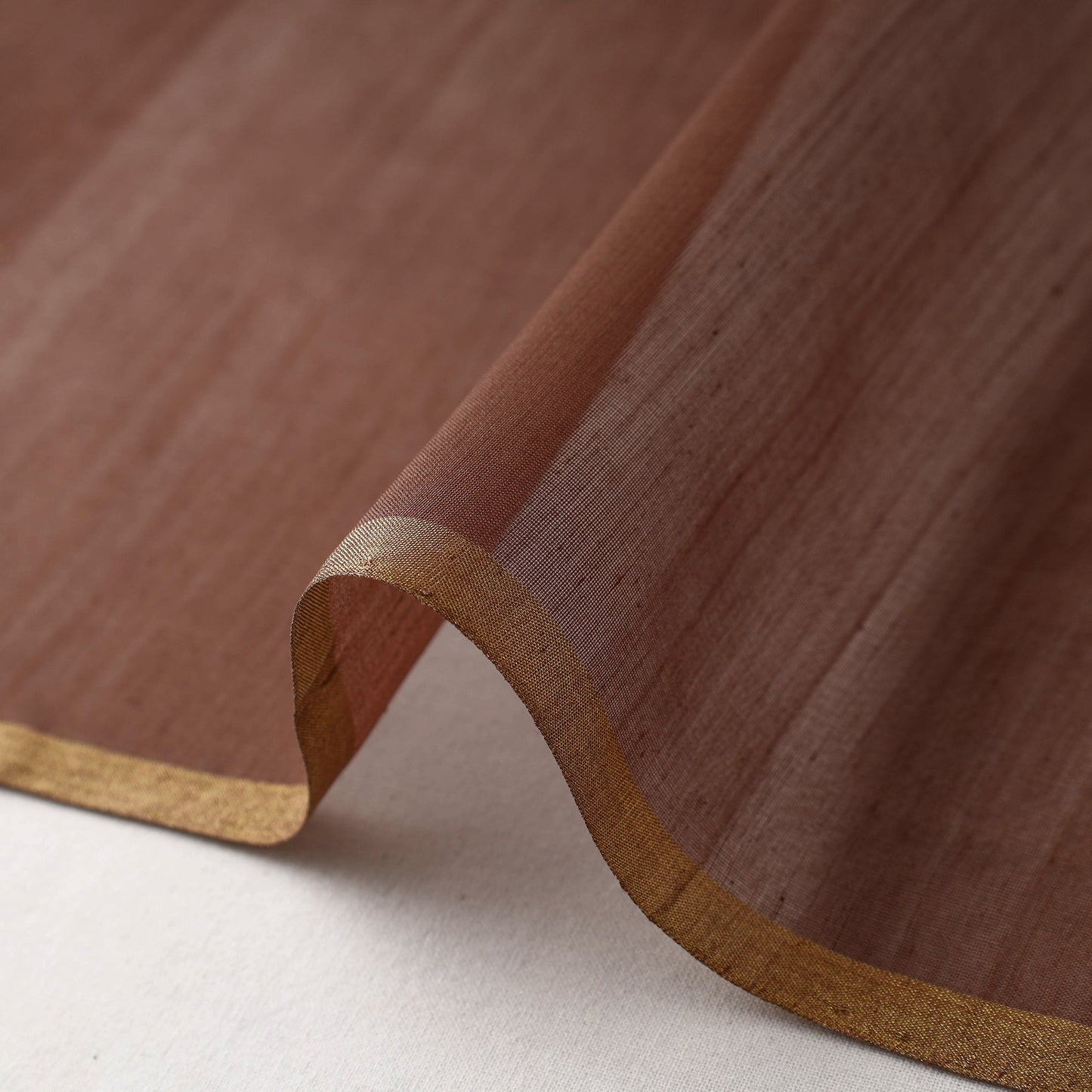 Shop Plain Handloom Pure Chanderi Silk Fabric Online in India