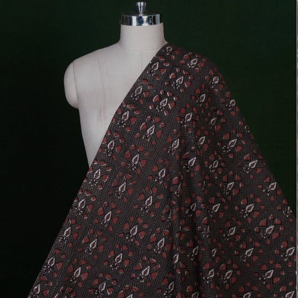  Traditional Design Pipad Hand Block Printed Pure Cotton Fabric 