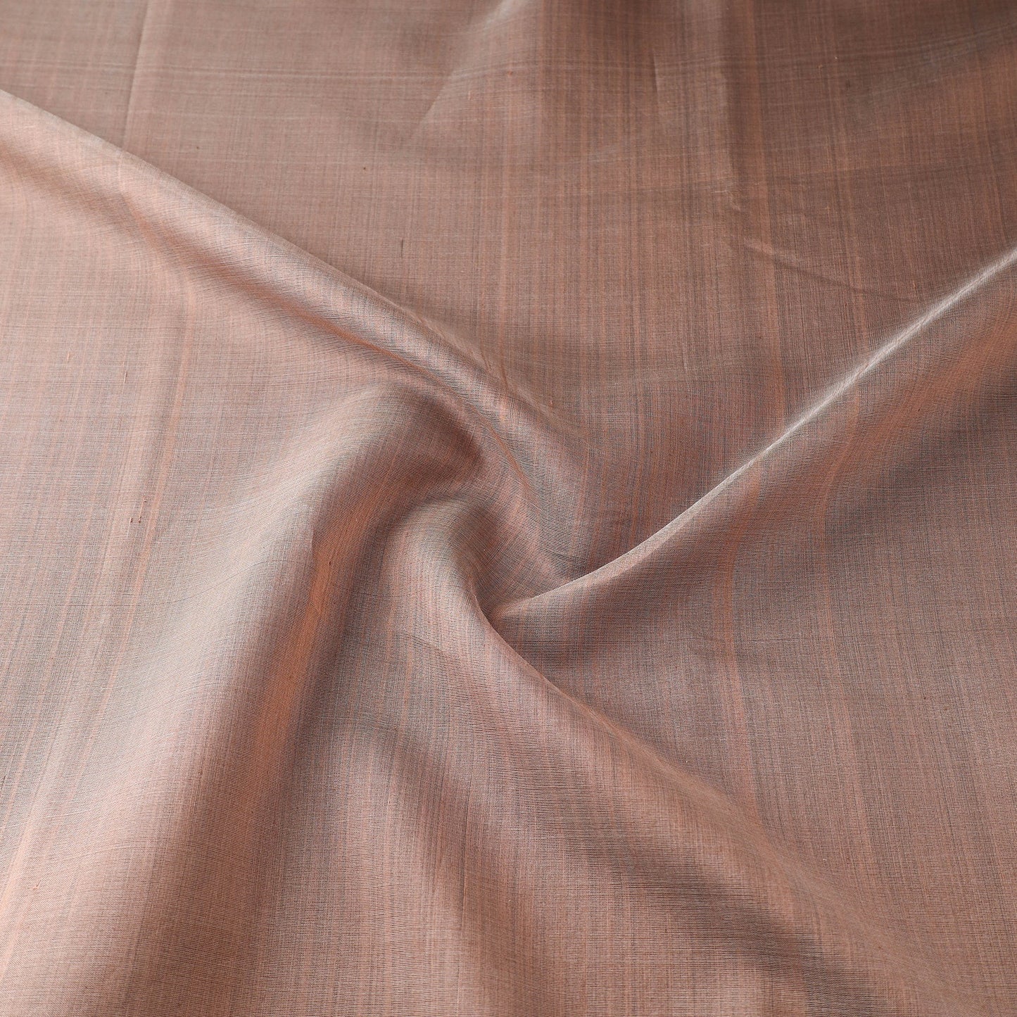  Brown Traditional Handloom Chanderi Silk Cotton Fabric