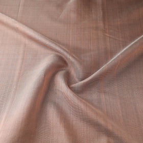  Brown Traditional Handloom Chanderi Silk Cotton Fabric
