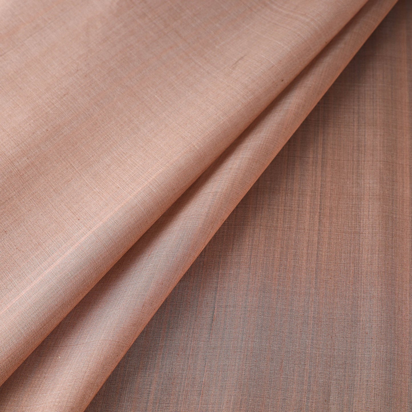  Brown Traditional Handloom Chanderi Silk Cotton Fabric