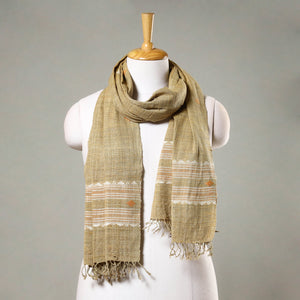 Buy Traditional Handspun Handloom Eri Silk Natural Dyed Stole 