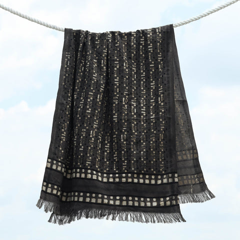 Buy Traditional Pipad Block Printed Pure Handloom Cotton Towel Online at iTokri.com