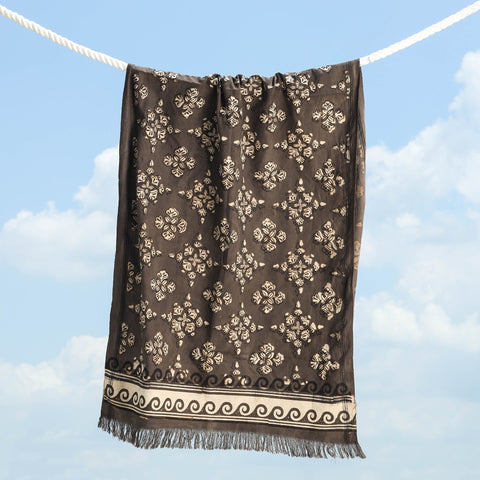 Block Printed Towel 